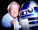 Kenny Baker (1934-2016) next to R2-D2.